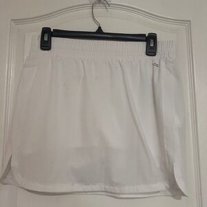 DSG Athletic Skort‎ White Mid-Rise Activewear Skirt with Pockets Women's NWT